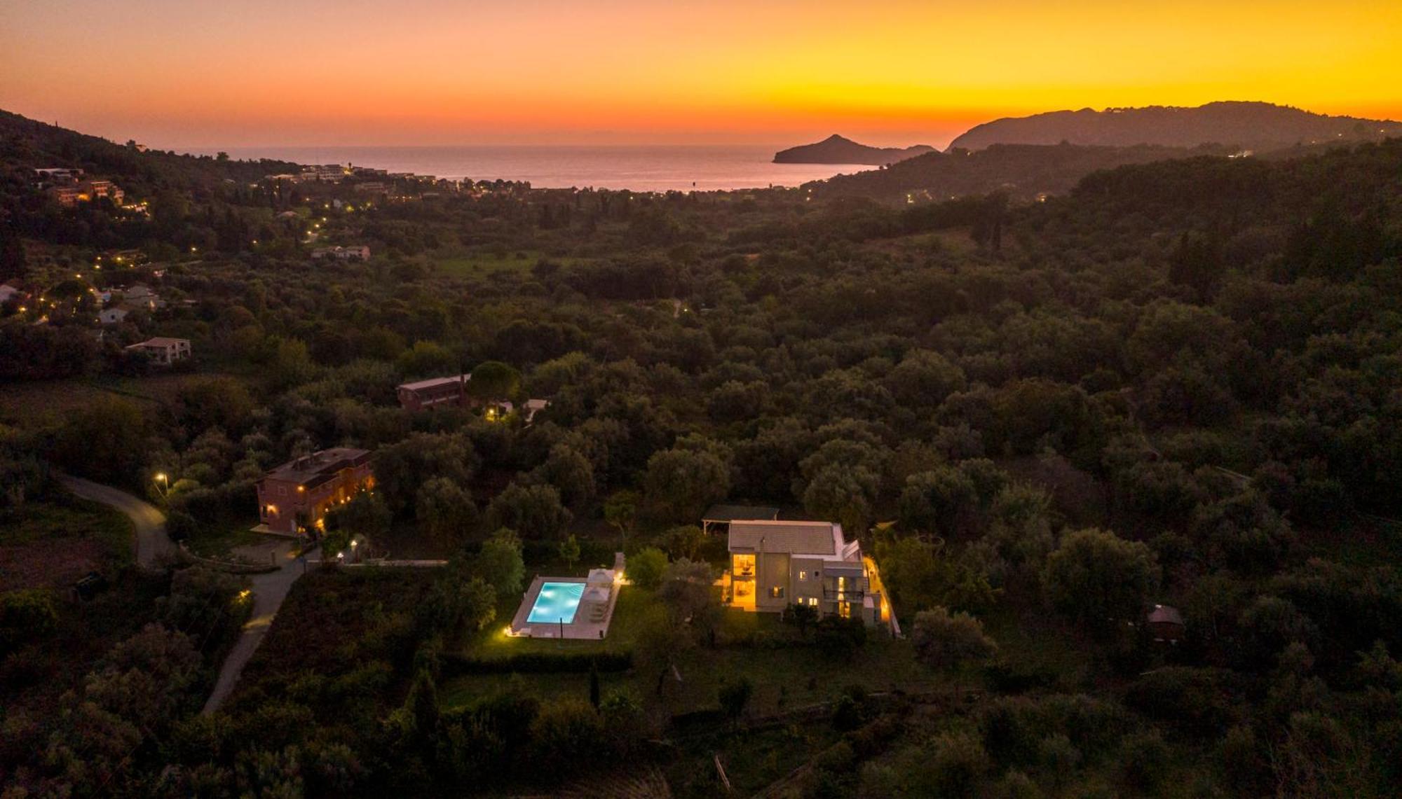 Villa Stefania Agios Georgios Pagon Ngoại thất bức ảnh