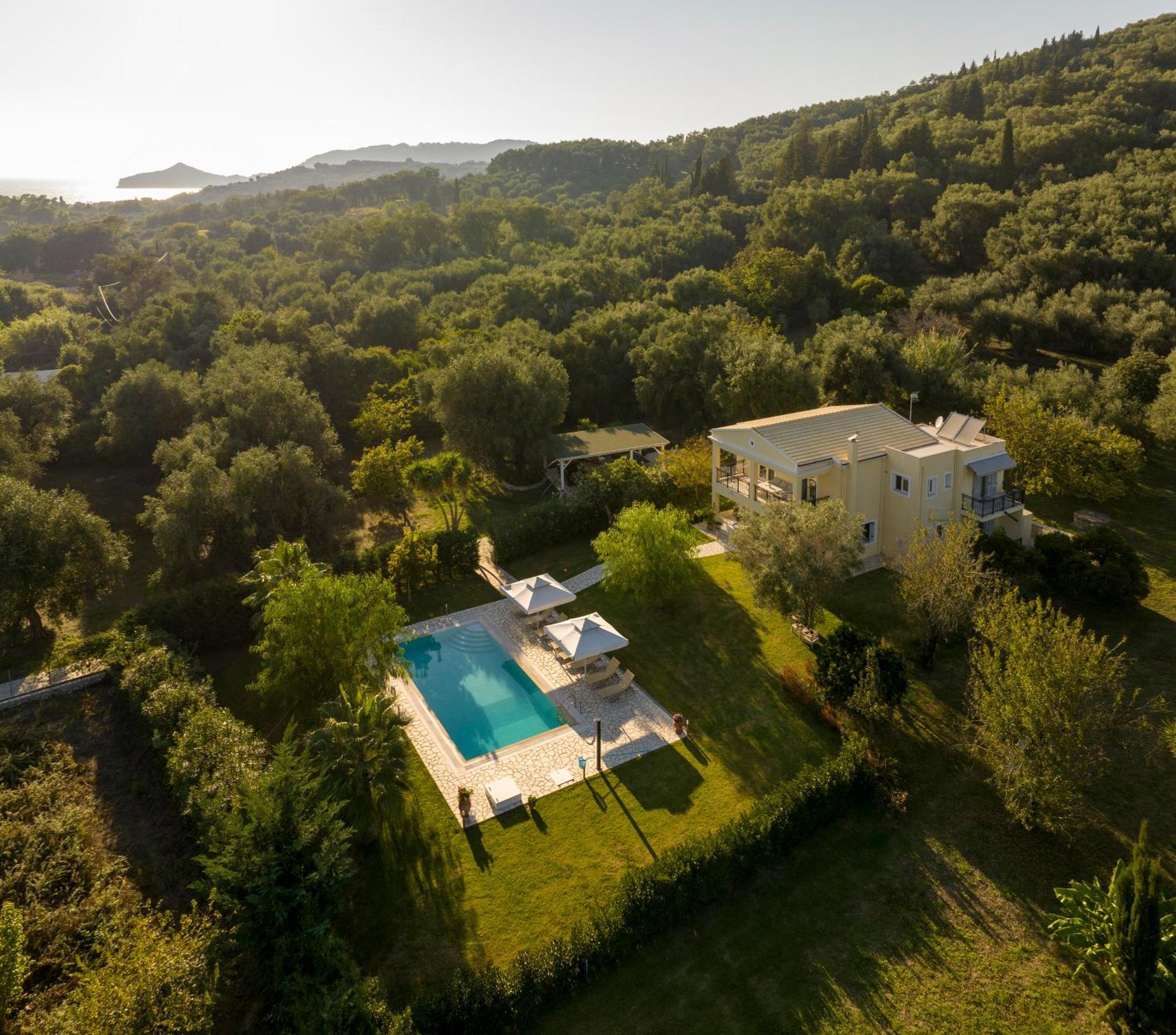 Villa Stefania Agios Georgios Pagon Ngoại thất bức ảnh