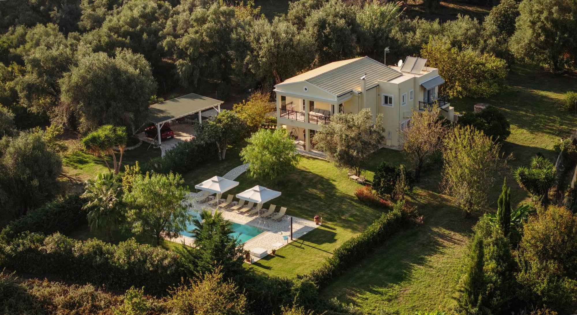 Villa Stefania Agios Georgios Pagon Ngoại thất bức ảnh