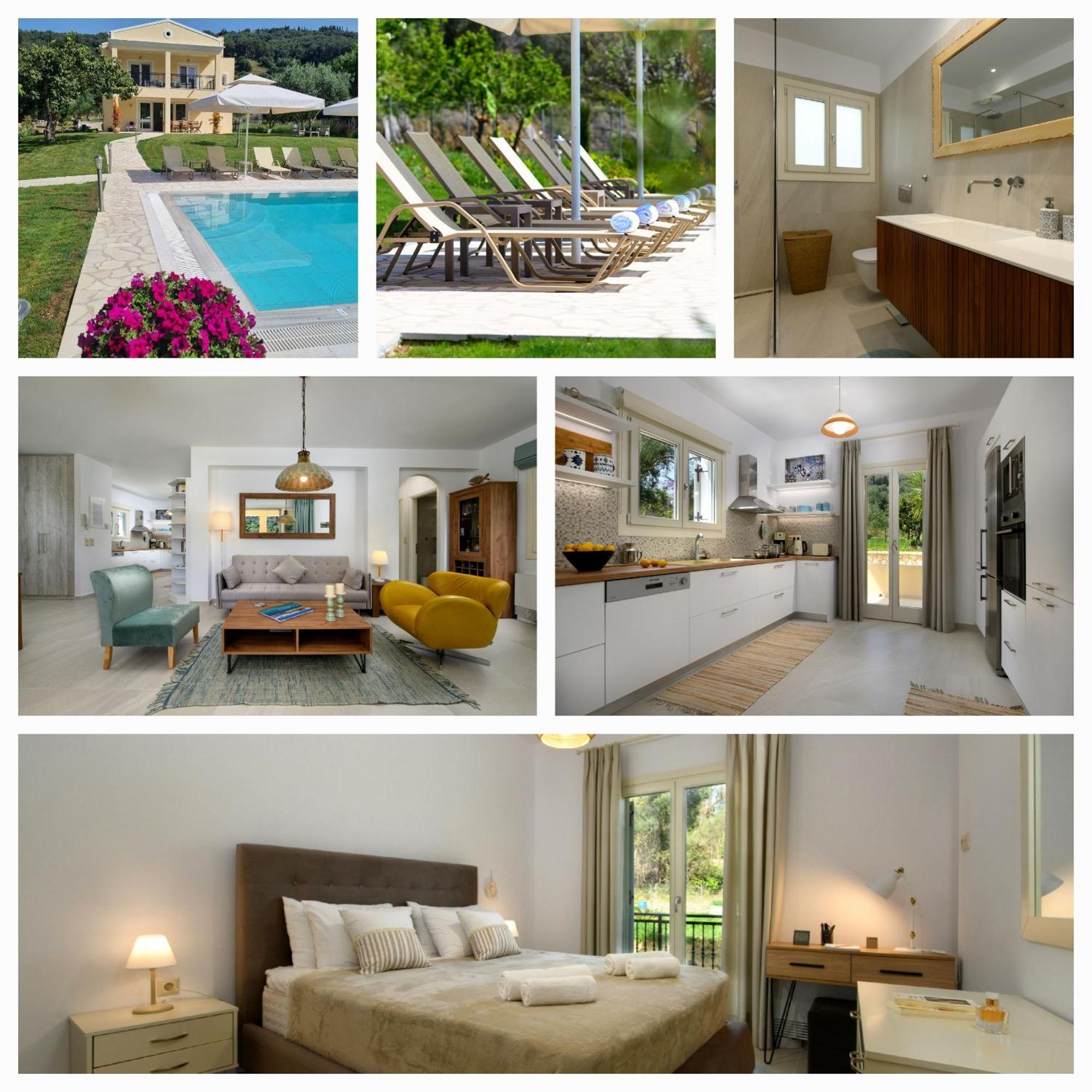 Villa Stefania Agios Georgios Pagon Ngoại thất bức ảnh
